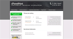 Desktop Screenshot of cpanelhost.cl